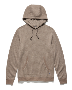 Bradner Super Soft Quilted Hoodie - Dark Taupe