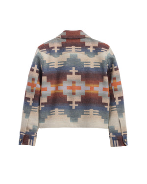 Dakota Western Jacket - Shiprock Blue Mix