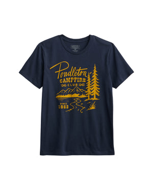Pendleton Campfire Graphic Tee - Navy