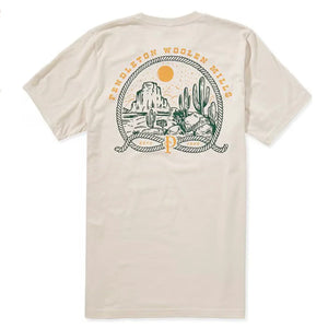 Western Oasis Graphic Tee : Dust/Black