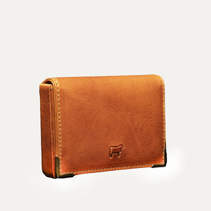 William Business Card Holder - cognac