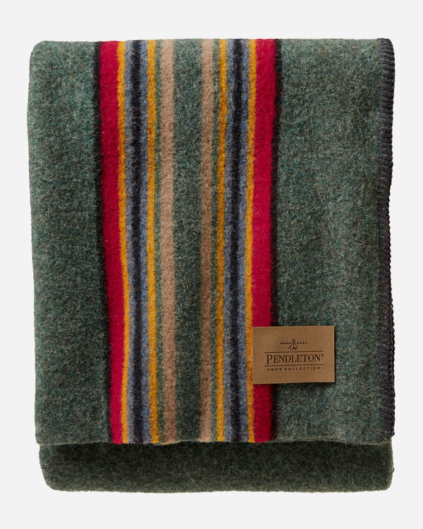 Yakima Throw Blanket : Green Heather Mix