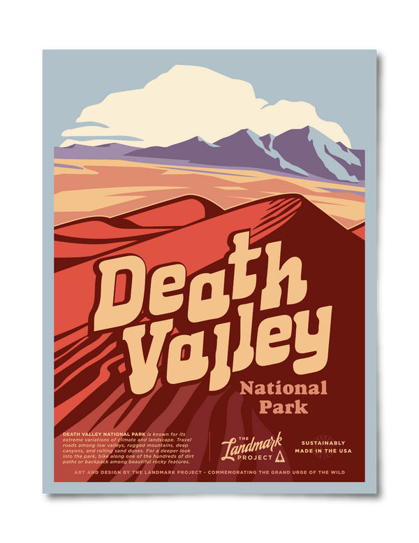 Death Valley National Park - 12x16 Poster