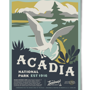 Acadia National Park Poster 12x16