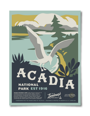 Acadia National Park Poster 12x16