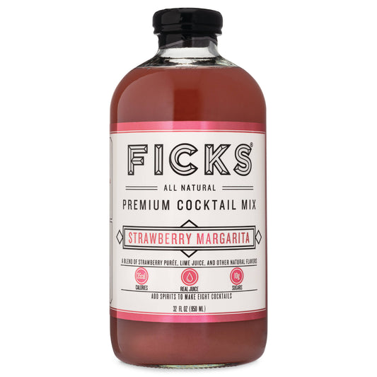 FICKS Premium Strawberry Margarita Cocktail Mix