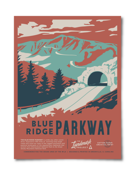 Blue Ridge Parkway - 12x16 Poster
