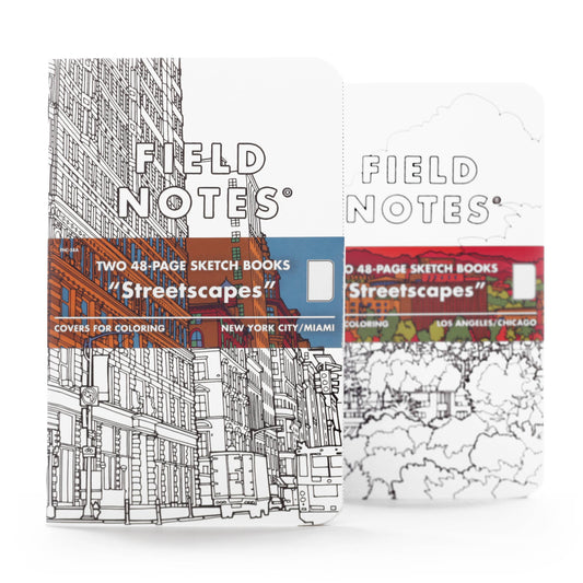 Streetscapes Sketch Book 2-Packs: Pack A: New York + Miami