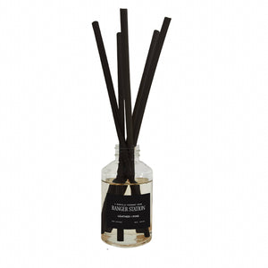 Leather + Pine Reed Diffuser