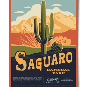 Saguaro National Park Poster 12x16