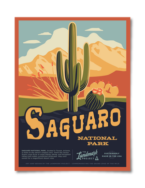 Saguaro National Park Poster 12x16