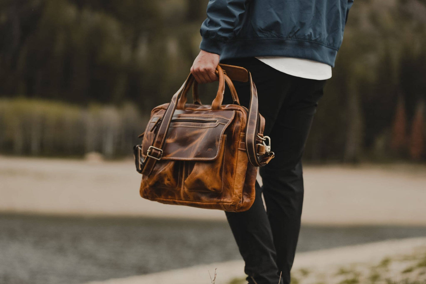 Leather Pilot Bag