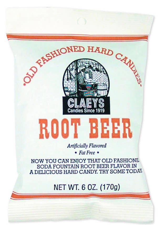 Nostalgic Old Fashioned Claey’s Root Beer Sanded Hard Candy