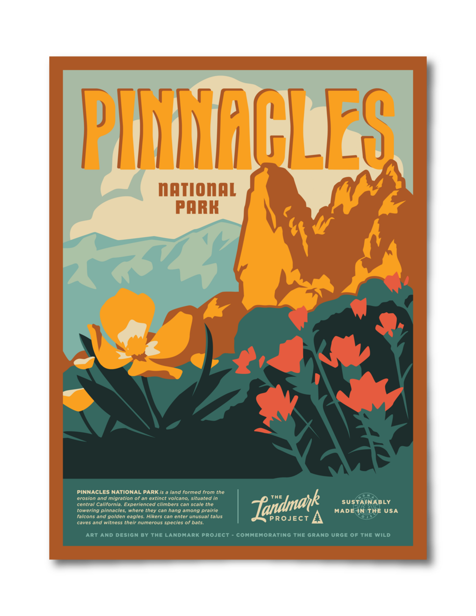 Pinnacles National Park - 12x16 Poster