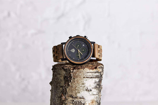 The Cedar - Handmade Recycled Wood Wristwatch