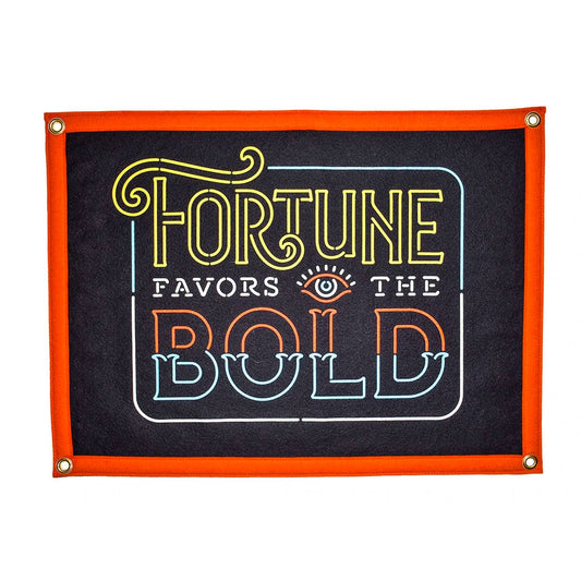 Fortune Favors The Bold Camp Flag • Holy Smokes x Oxford Pen