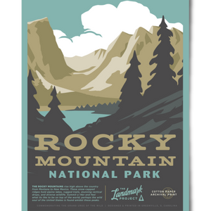 Rocky Mountain National Parks Poster 12x16