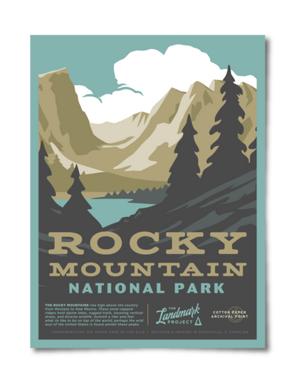 Rocky Mountain National Park - 12x16 Poster
