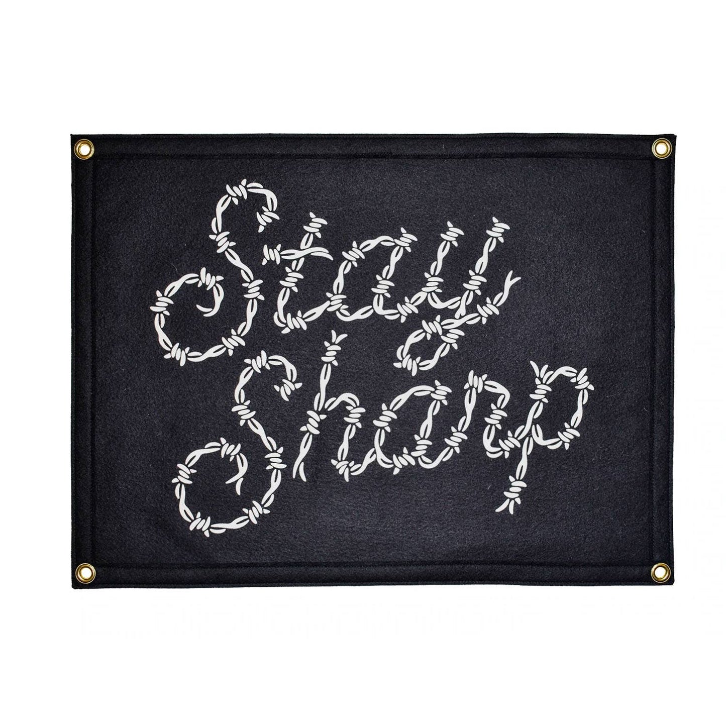 Stay Sharp Camp Flag • Holy Smokes x Oxford Pennant