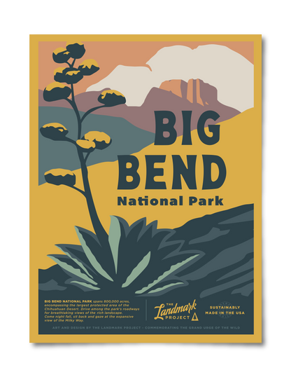 Big Bend National Park - 12x16 Poster