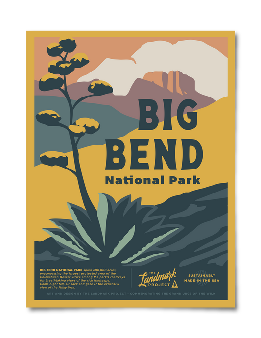 Big Bend National Park - 12x16 Poster