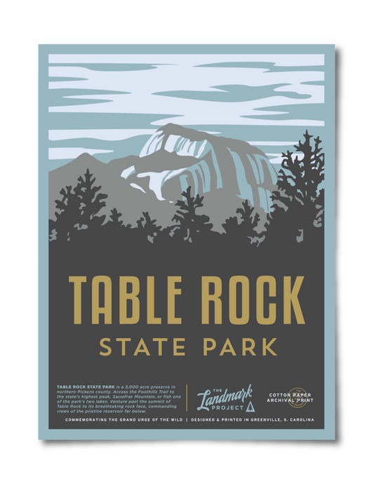 Table Rock State Park - 12x16 Poster