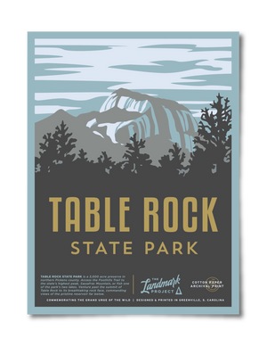 Table Rock State Park - 12x16 Poster