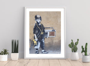 Graffiti Art - Gold Chains - 11X14” Premium Art Print