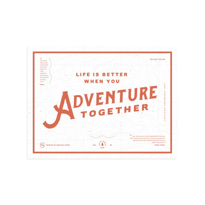 Adventure Together - 12x16 Poster