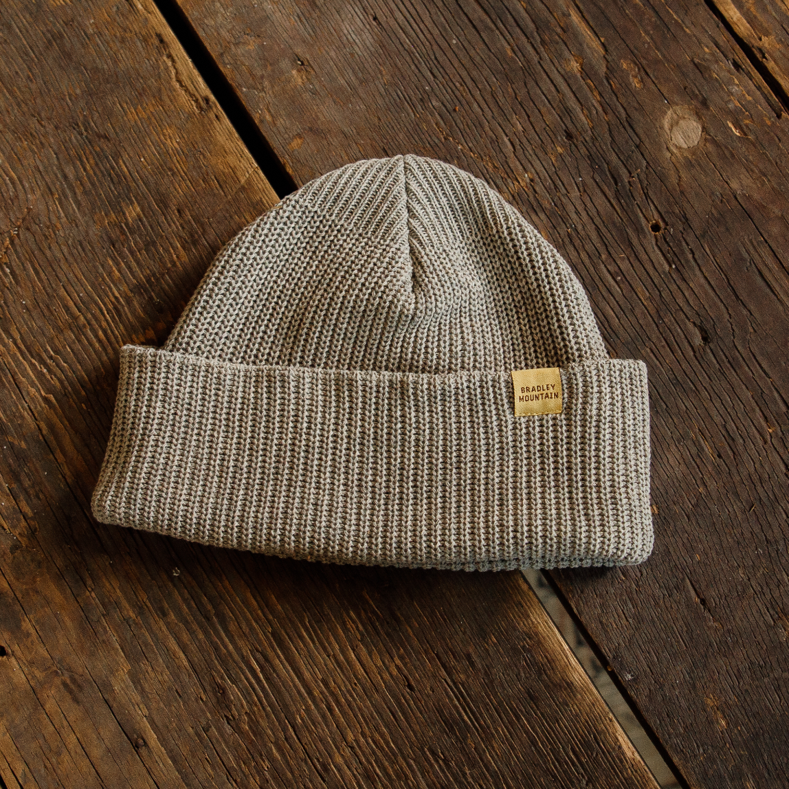 Wool Watch Cap - Stone