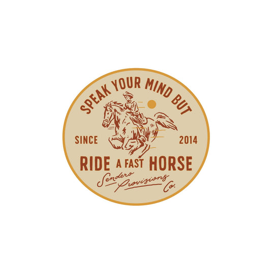 Fast Horse Sticker