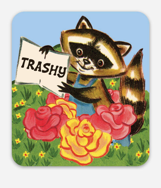 Trashy Racoon Sticker
