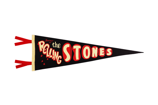 Souvenir of the Rolling Stones Pennant • The Rolling Stones x Oxford Pennant