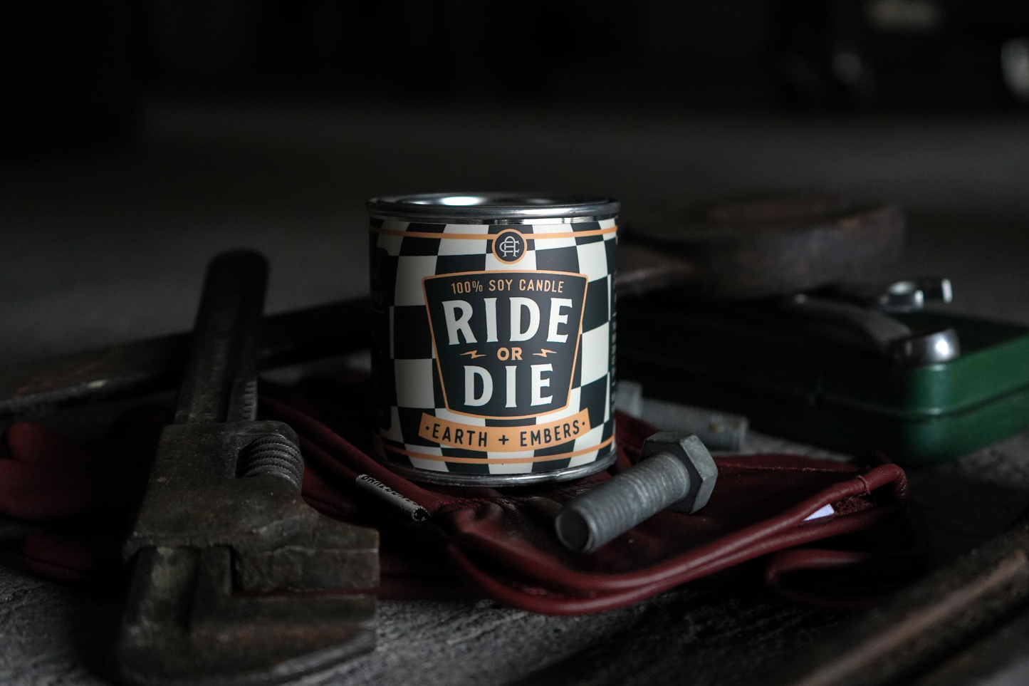 Ride Or Die Earth & Embers 8oz Soy Candle