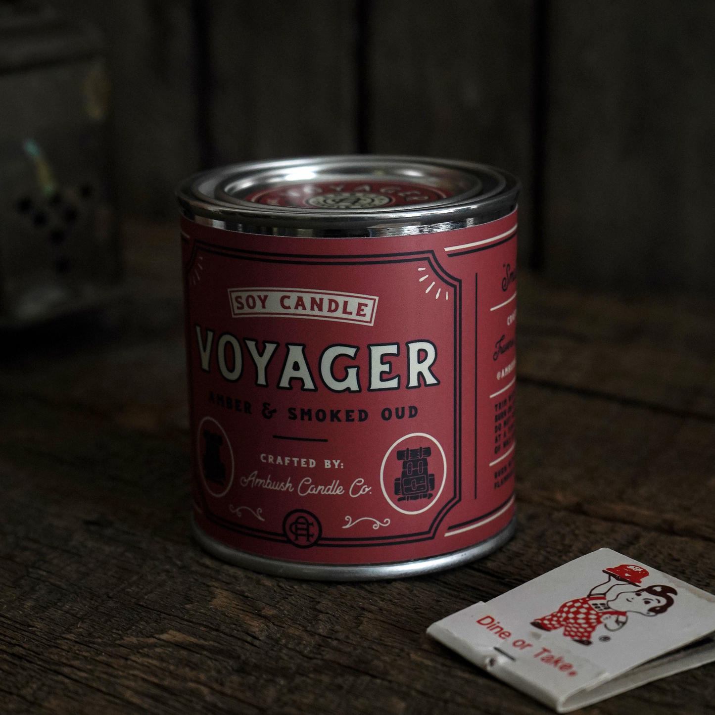 Voyager: Amber + Smoked Oud Soy Candle