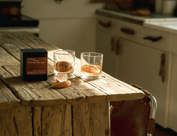 Ranger Station Candle + Whiskey Tumbler- Old Fashioned